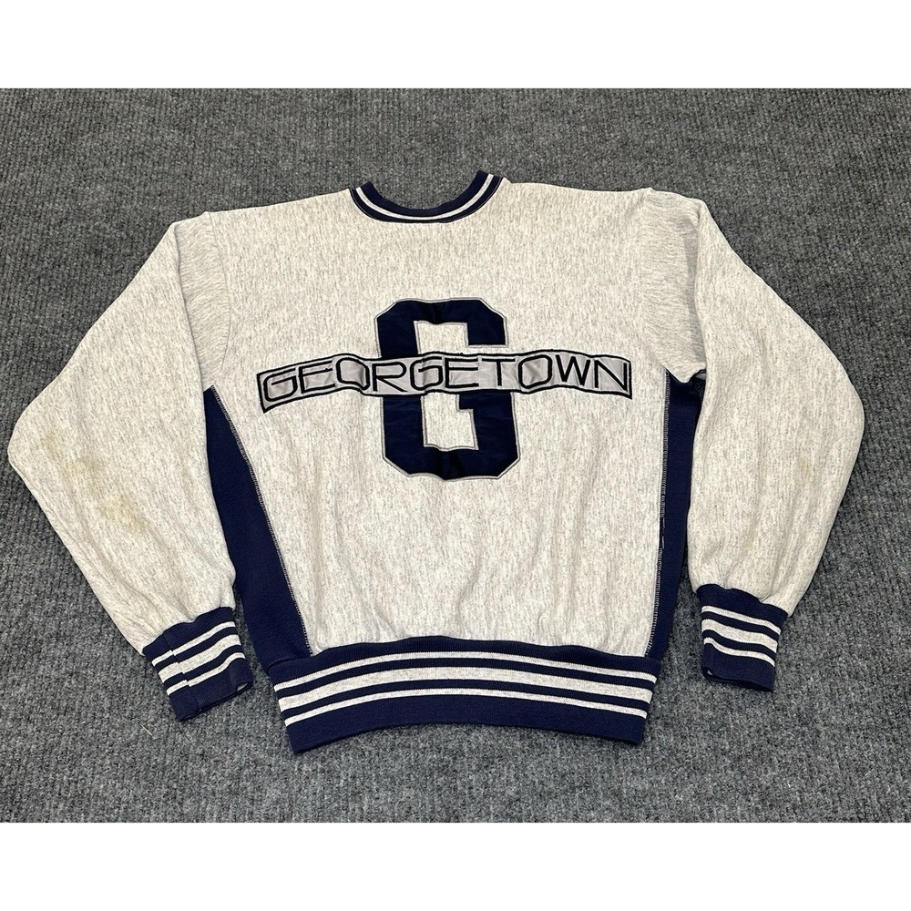 Vintage 90s RARE Georgetown University Collegiate Crewneck Ivy League Academic